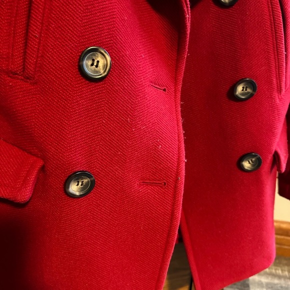 Red Talbots pea coat - Picture 6 of 13